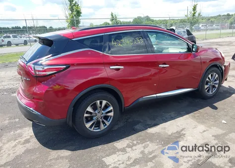2016 Nissan Murano Sv from USA, damaged, VIN 5N1AZ2MH8GN137119
